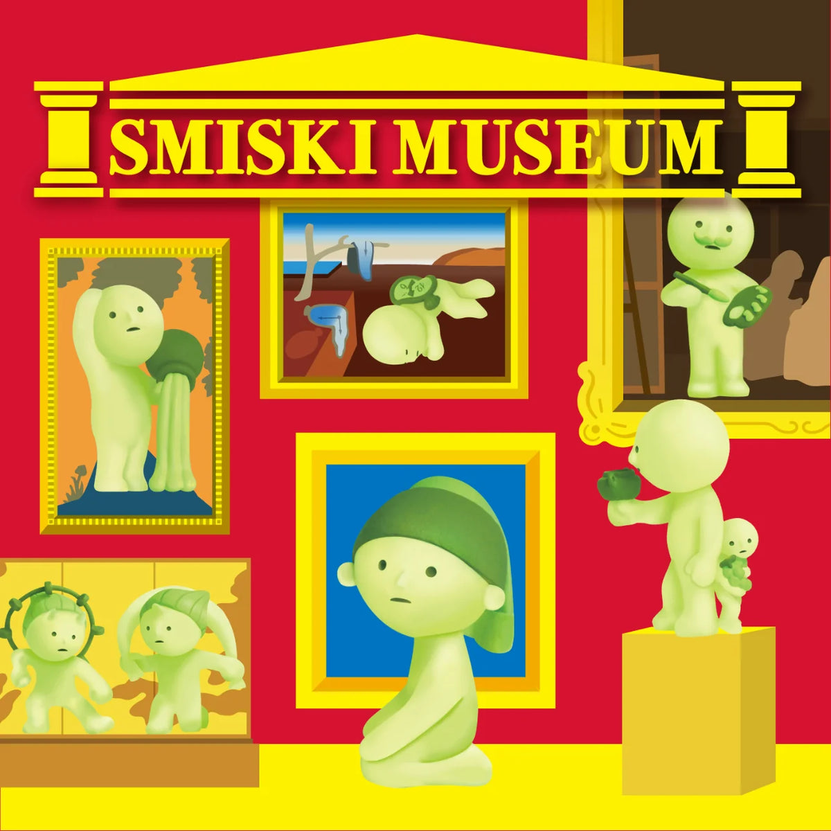 Smiski Museum Series Glow in the Dark figure