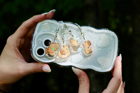 Capybara x Koodle Series Phone Charms