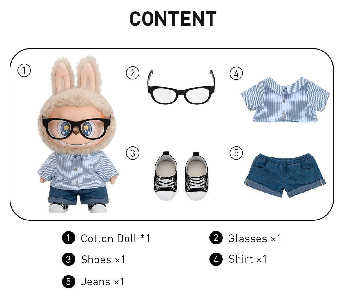 Labubu Flip With Me Vinyl Plush Doll