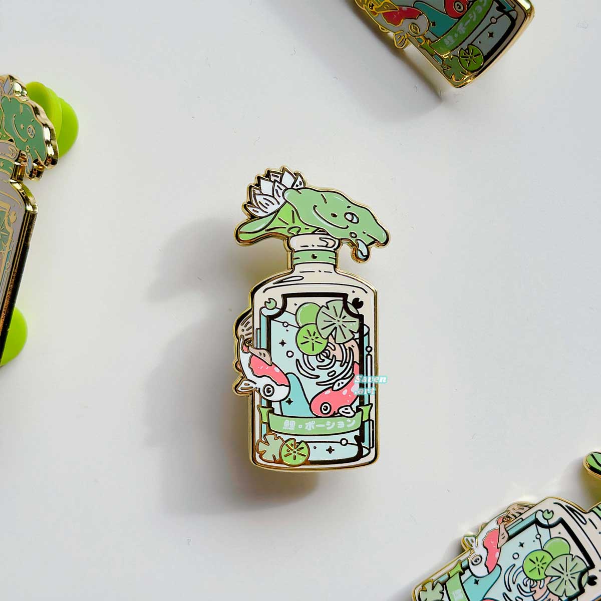 Enamel Pin: Growth Potion (Koi Fish)