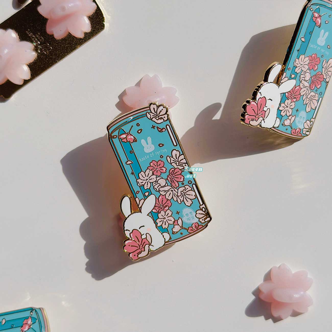 Enamel Pins: Sakura Soda