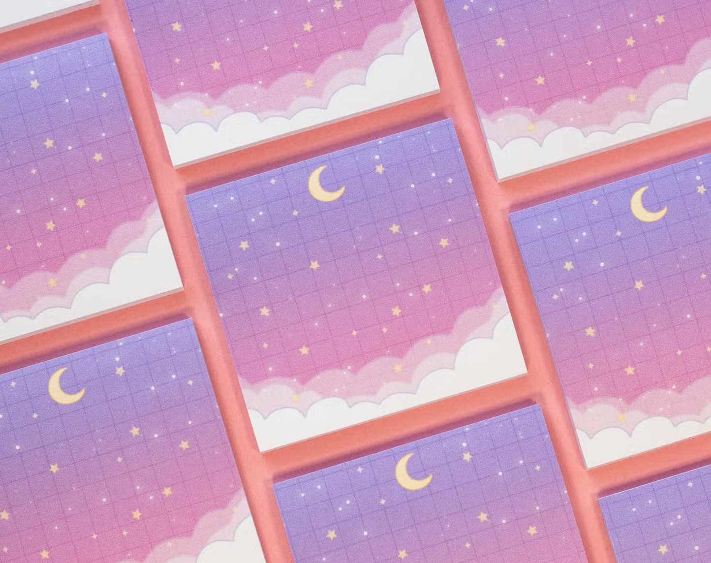 Starry Clouds Sticky Notes