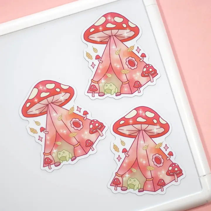 Mushroom Tent Magnet