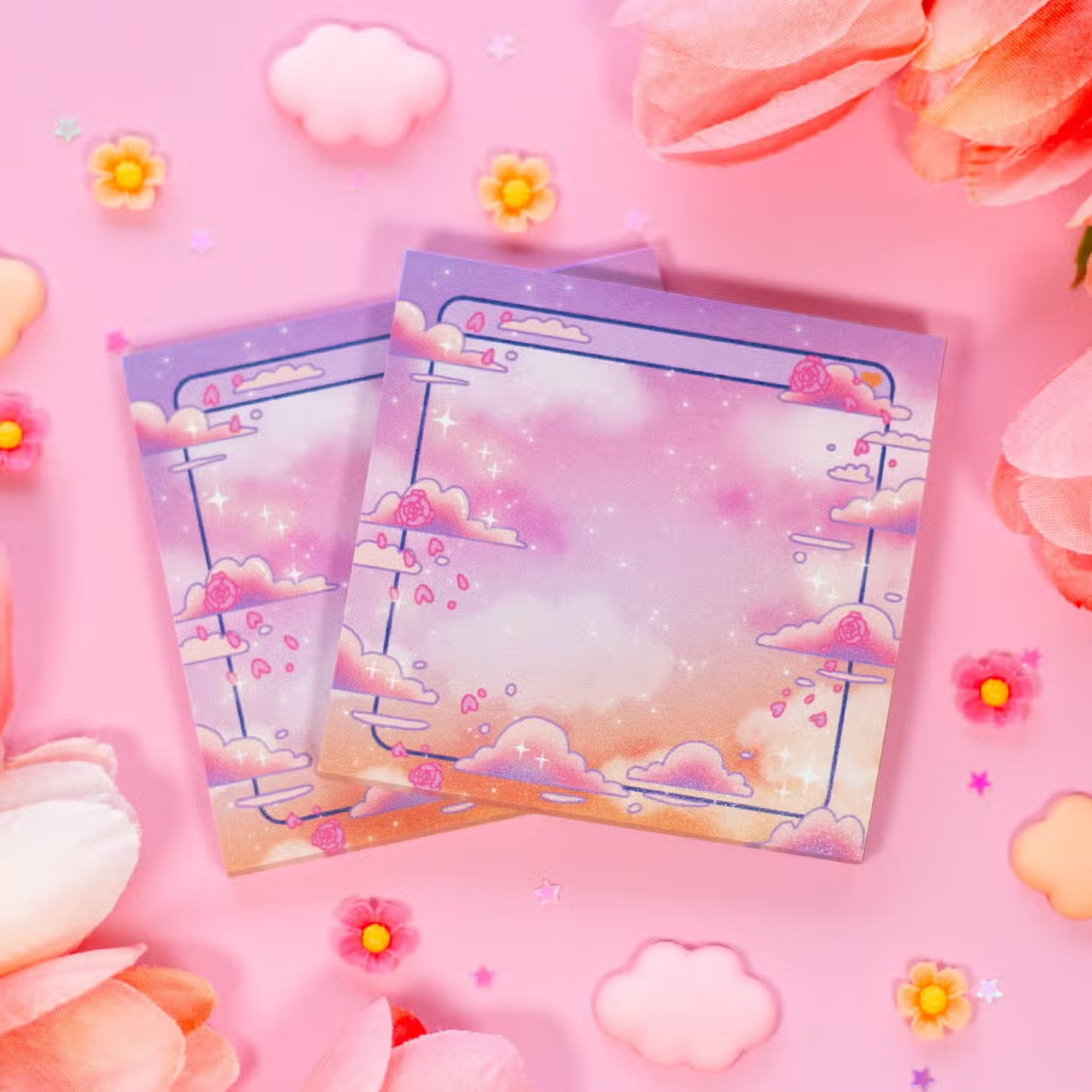 Rose Sky Sticky Notes