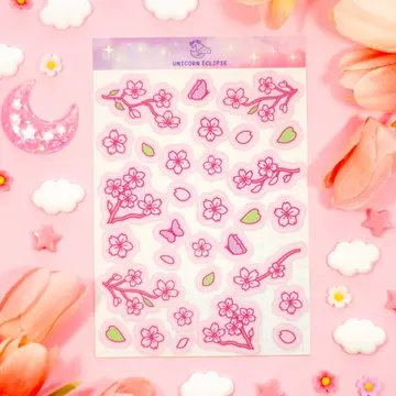 Sakura Sticker Sheet