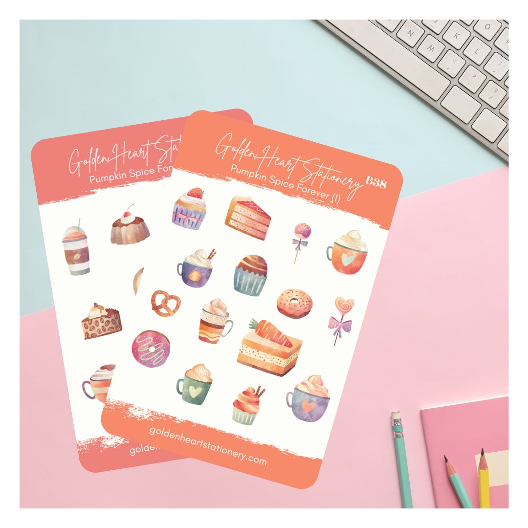 Pumpkin Spice Forever Sticker Sheets