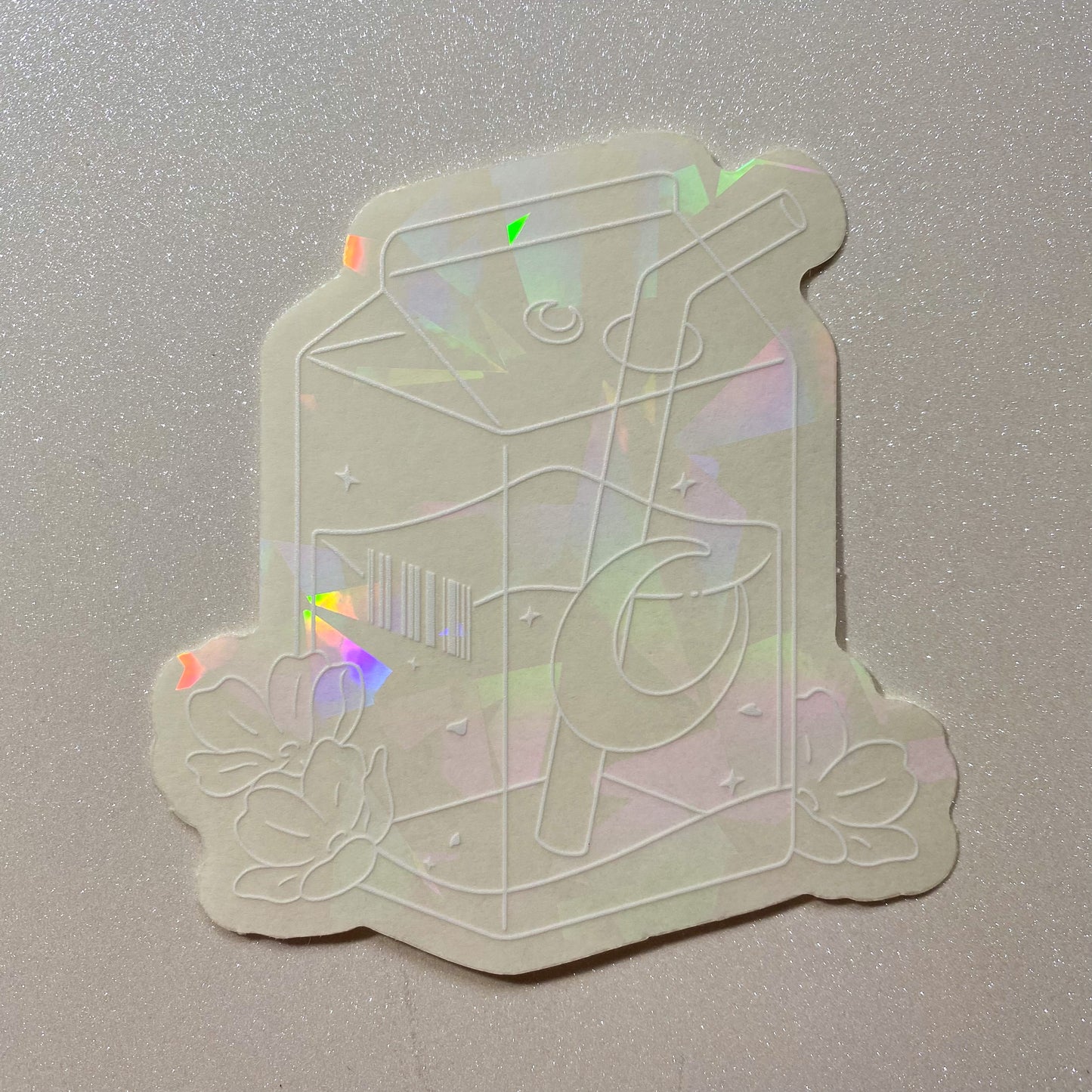 Suncatcher Window Cling - Moon Milk
