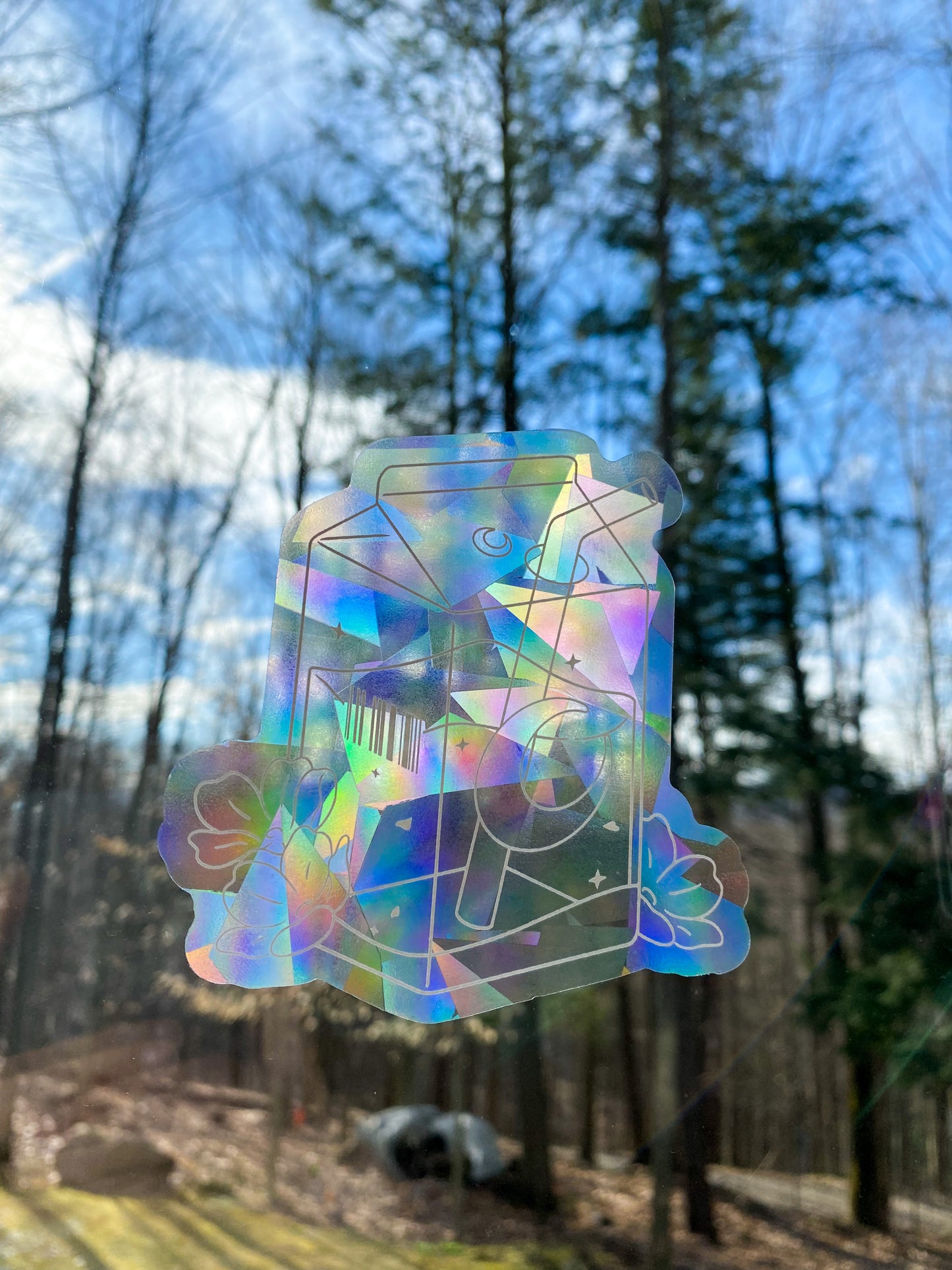 Suncatcher Window Cling - Moon Milk