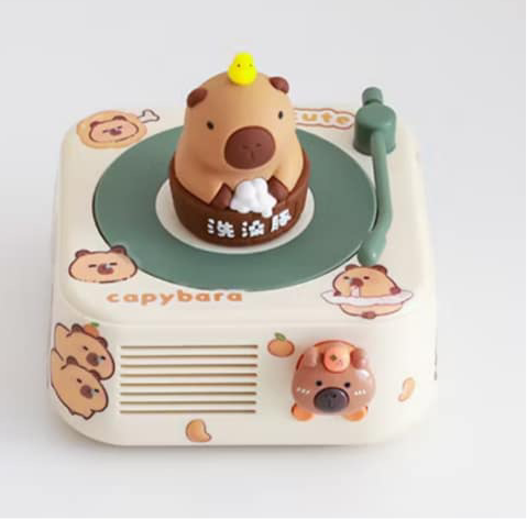 capybara spinning speaker