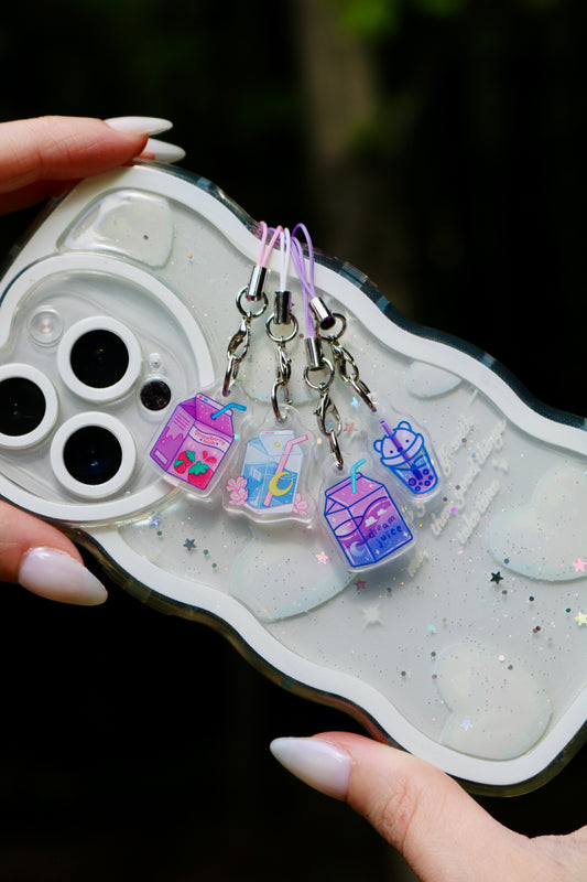 Milk Series Phone Charms