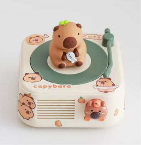 capybara spinning speaker