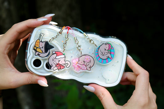 Moo Deng x Koodle Series Phone Charms