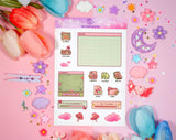 Mushroom Cottagecore Sticker Sheet