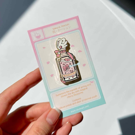 Enamel Pin: Sakura Potion