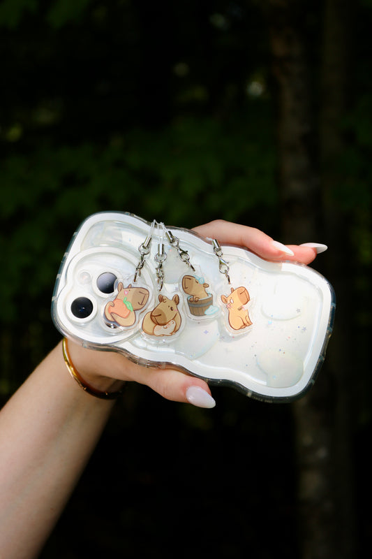 Capybara x Koodle Series Phone Charms