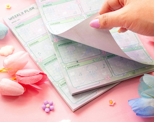 Blooming Records Weekly Planner Pad