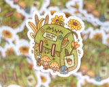 Nature Backpack Clear Sticker