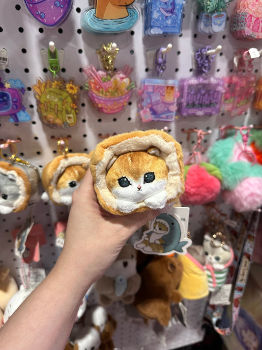 Loaf Cat Plush Keychain