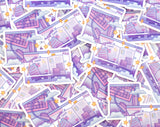 Study Night Clear Sticker