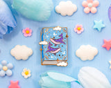 Whale Book Enamel Pin