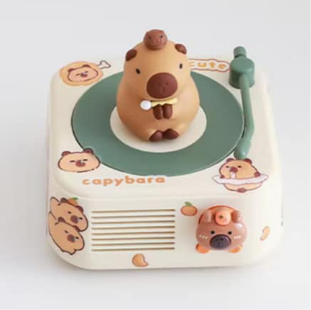 capybara spinning speaker