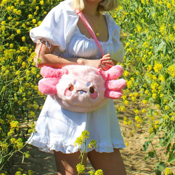 Axolotl Plushie Bag