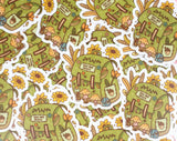 Nature Backpack Clear Sticker