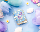 Whale Book Enamel Pin