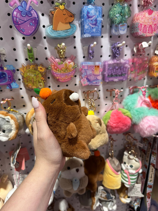 Capybara Bubble Plush Keychain