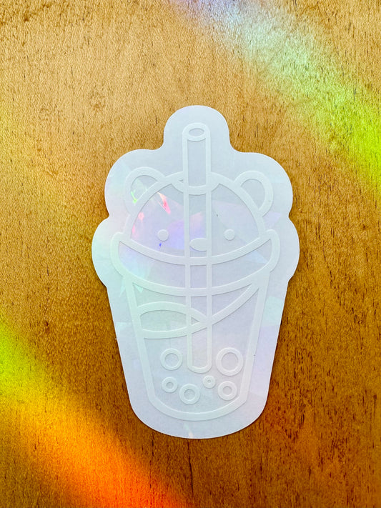 Suncatcher Window Cling - Boba Bear