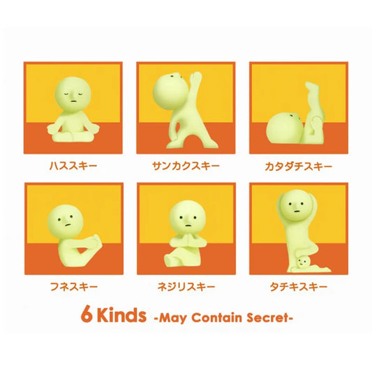 Smiski Yoga Series Glow in the Dark figure