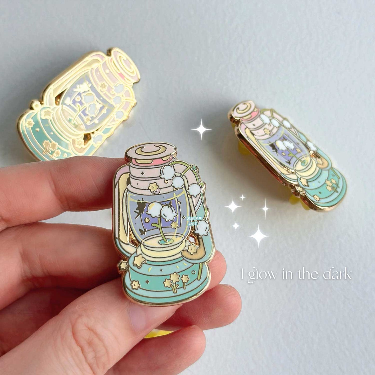 Enamel Pins: Fairy's Lantern
