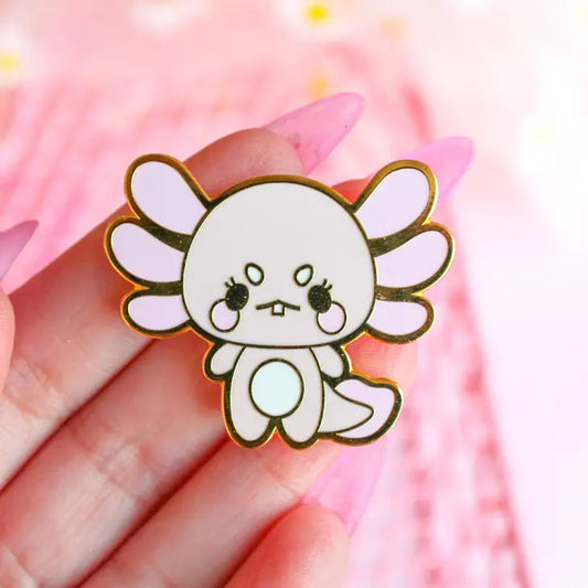 Axolotl Enamel Pin