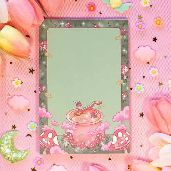 Mushroom Cauldron Notepad