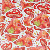 Mushroom Tent Sticker