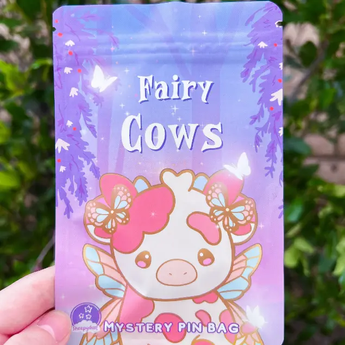 Fairy Cow Mystery Enamel Pin