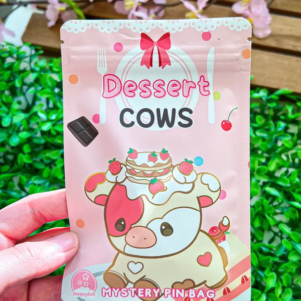 Dessert Cow Mystery Enamel Pin