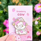 Ice Cream Cow Mystery Enamel Pin