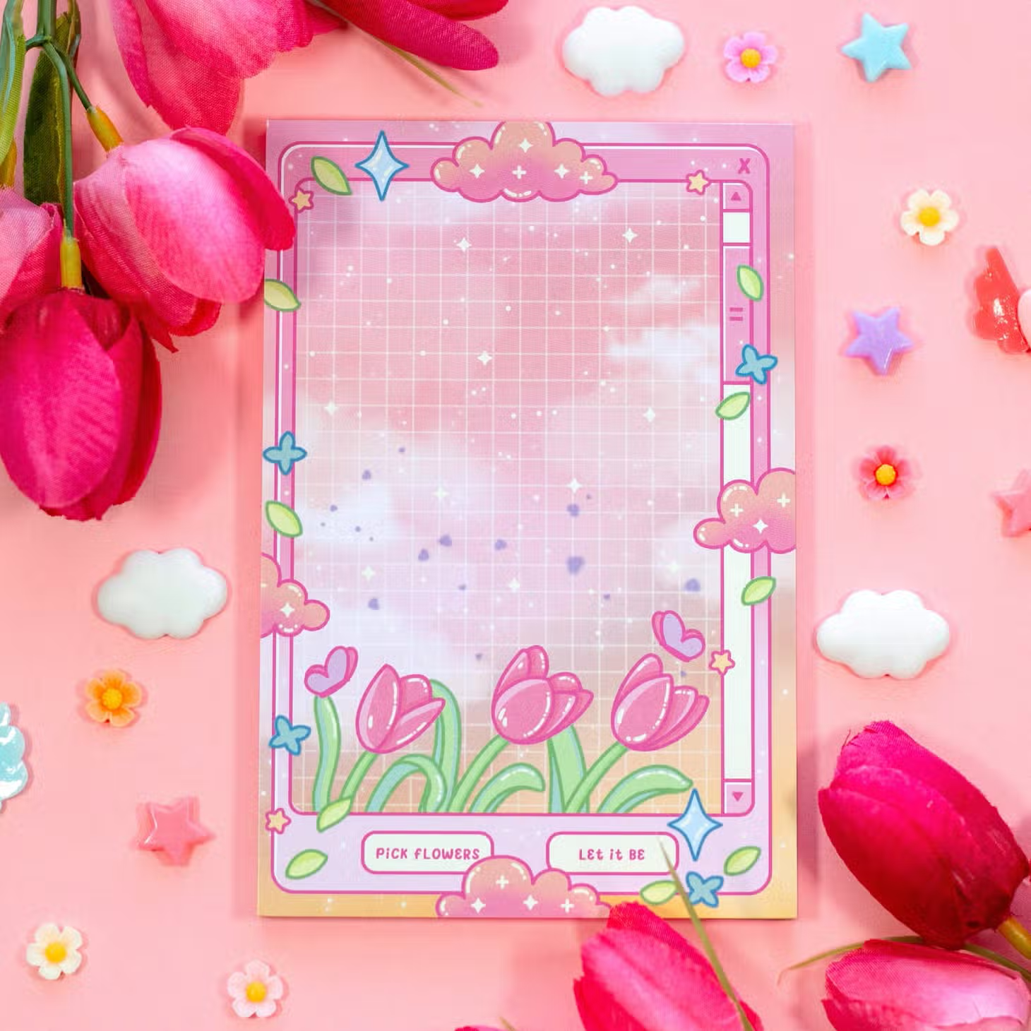 Tulip Popup Window Notepad – Koissom