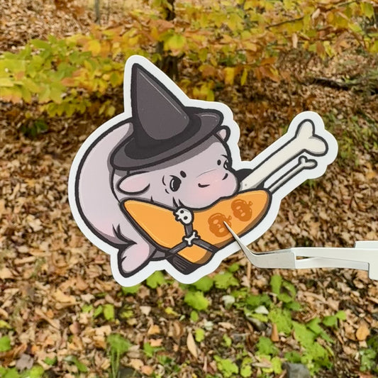Fall Moo Deng Sticker