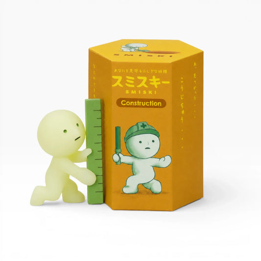 Smiski Construction Series Glow in the Dark figure
