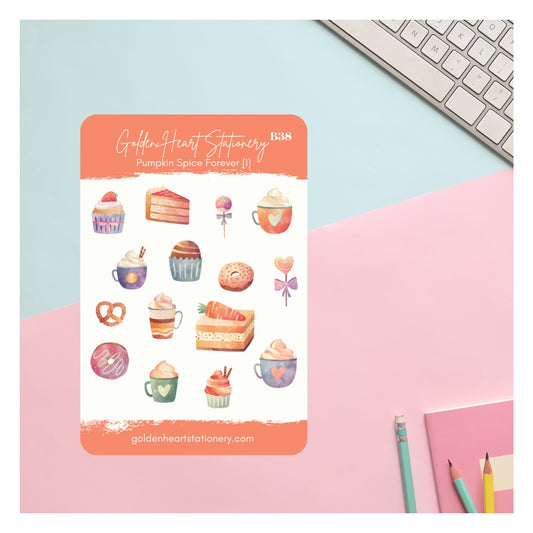 Pumpkin Spice Forever Sticker Sheets