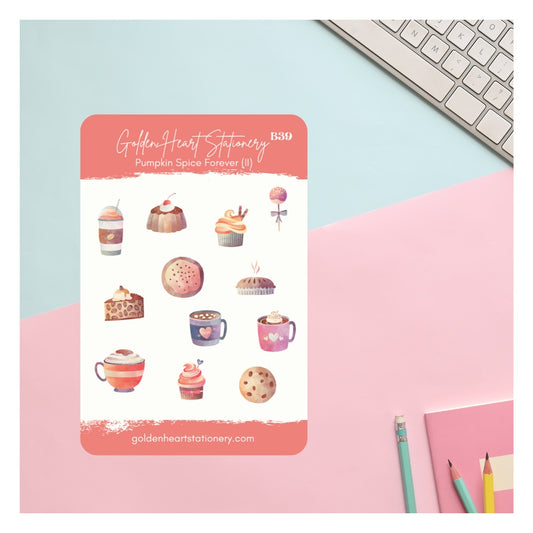 Pumpkin Spice Forever Sticker Sheets