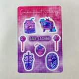 Sticker Sheet Jade Lachine x Golden Heart